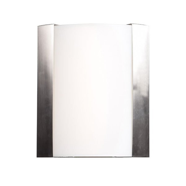 Access Lighting West End, LED Wall Sconce, Brushed Steel Finish, Opal Glass 62484LEDD-BS/OPL